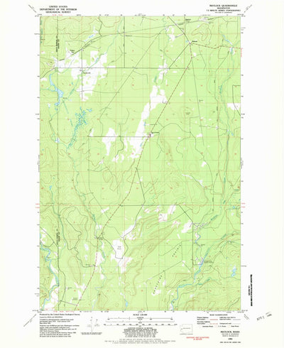 United States Geological Survey Matlock, WA (1981, 24000-Scale) digital map