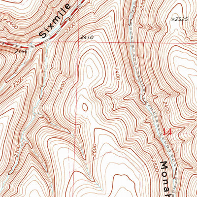 United States Geological Survey Matney Flat, OR (1970, 24000-Scale) digital map
