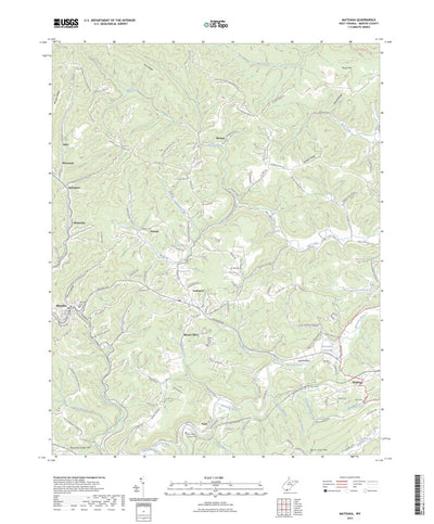 United States Geological Survey Matoaka, WV (2023, 24000-Scale) digital map