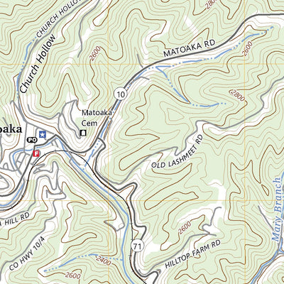 United States Geological Survey Matoaka, WV (2023, 24000-Scale) digital map