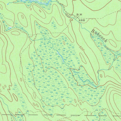 United States Geological Survey Mattawamkeag Lake, ME (1941, 62500-Scale) digital map