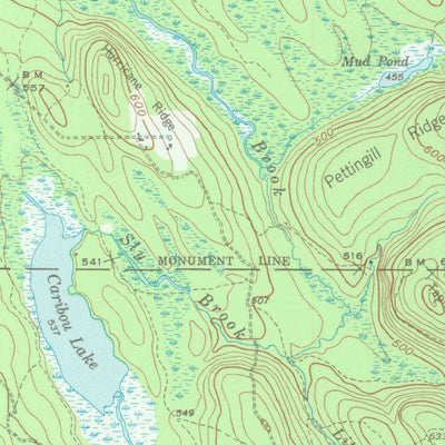 United States Geological Survey Mattawamkeag Lake, ME (1941, 62500-Scale) digital map