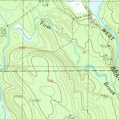 United States Geological Survey Mattawamkeag Lake, ME (1989, 24000-Scale) digital map