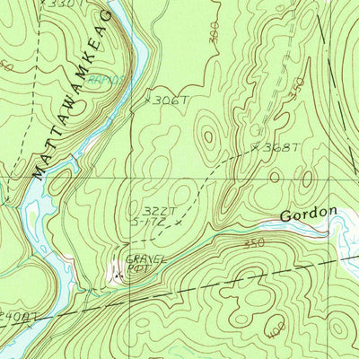United States Geological Survey Mattawamkeag, ME (1988, 24000-Scale) digital map