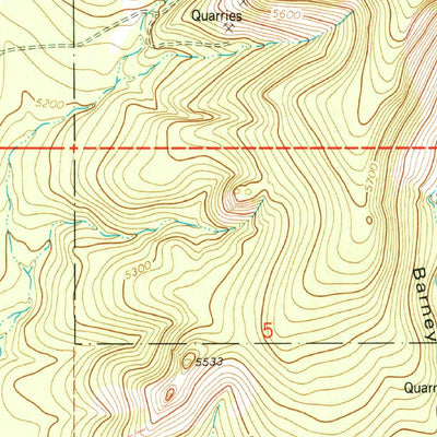 United States Geological Survey Matterhorn, AZ (1979, 24000-Scale) digital map
