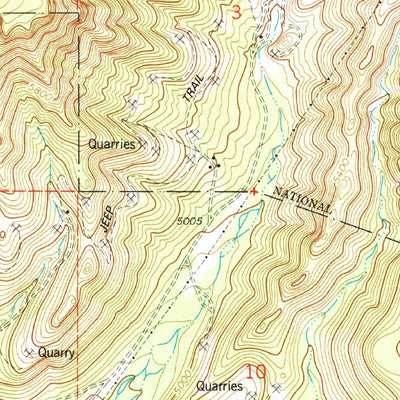 United States Geological Survey Matterhorn, AZ (1979, 24000-Scale) digital map