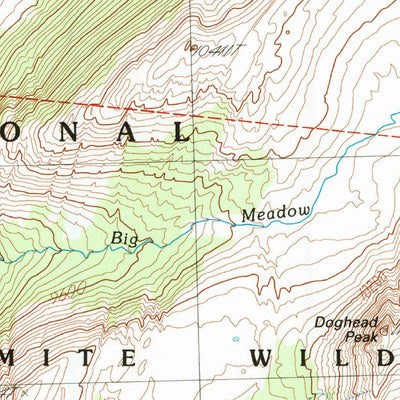 United States Geological Survey Matterhorn Peak, CA (1990, 24000-Scale) digital map