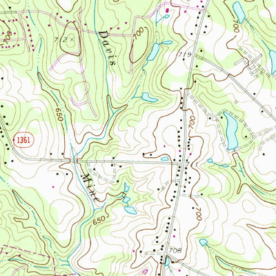 United States Geological Survey Matthews, NC (1971, 24000-Scale) digital map