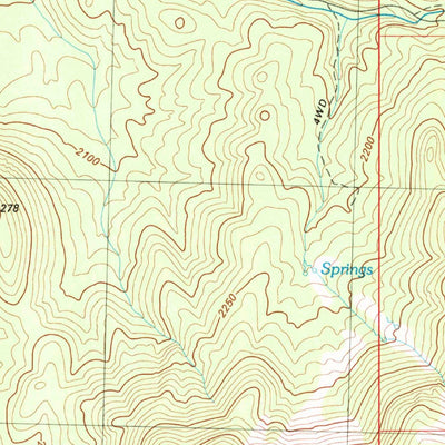 United States Geological Survey Mattier Creek, NV (1982, 24000-Scale) digital map