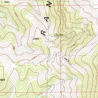 United States Geological Survey Mattier Creek, NV (1982, 24000-Scale) digital map