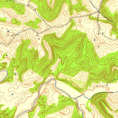 United States Geological Survey Mattingly, KY-IN (1953, 24000-Scale) digital map