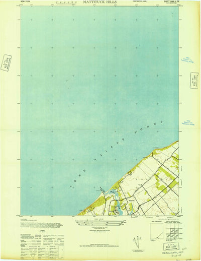 United States Geological Survey Mattituck Hills, NY (1947, 24000-Scale) digital map