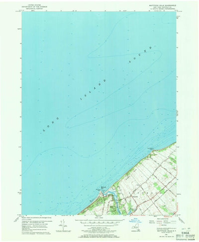 United States Geological Survey Mattituck Hills, NY (1956, 24000-Scale) digital map