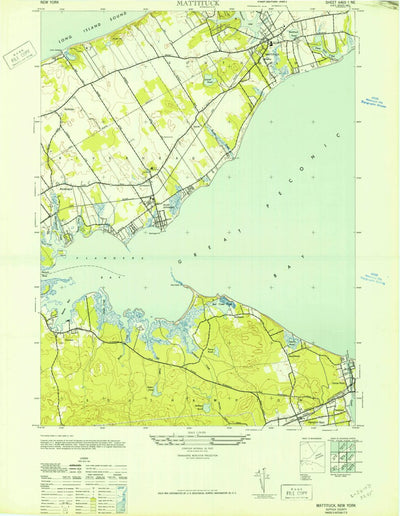 United States Geological Survey Mattituck, NY (1947, 24000-Scale) digital map