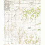 United States Geological Survey Mattoon East, IL (1984, 24000-Scale) digital map
