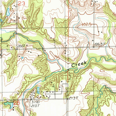 United States Geological Survey Mattoon East, IL (1984, 24000-Scale) digital map