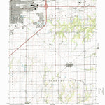 United States Geological Survey Mattoon East, IL (1998, 24000-Scale) digital map