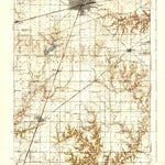 United States Geological Survey Mattoon, IL (1937, 62500-Scale) digital map