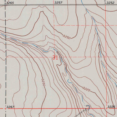 United States Geological Survey Mattox Draw NE, KS (1965, 24000-Scale) digital map
