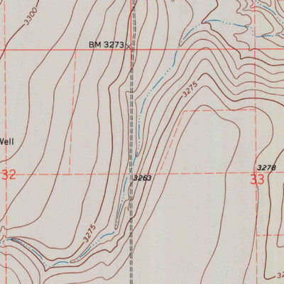 United States Geological Survey Mattox Draw SW, KS (1966, 24000-Scale) digital map