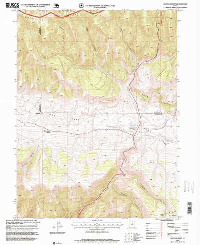 United States Geological Survey Matts Summit, UT (1996, 24000-Scale) digital map
