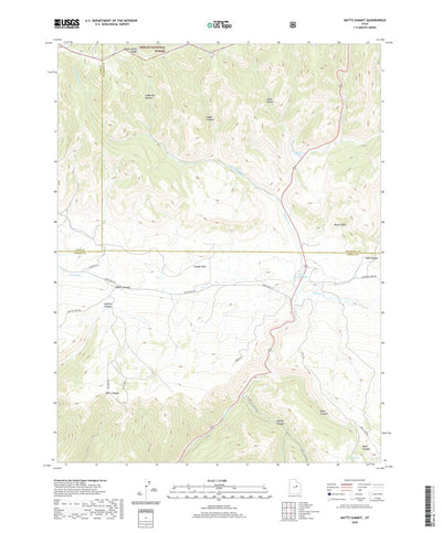 United States Geological Survey Matts Summit, UT (2020, 24000-Scale) digital map