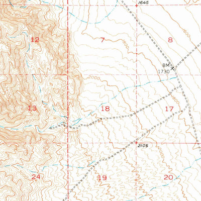 United States Geological Survey Maturango Peak, CA (1951, 62500-Scale) digital map