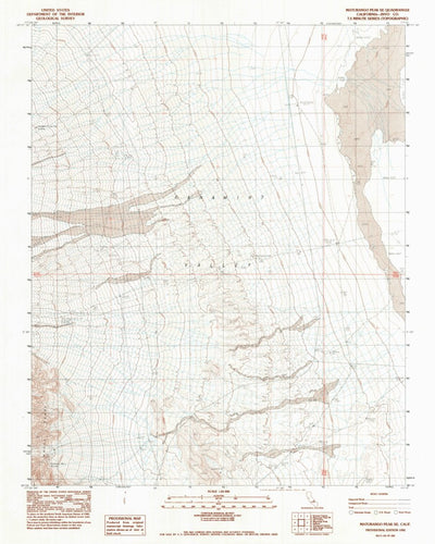 United States Geological Survey Maturango Peak SE, CA (1982, 24000-Scale) digital map
