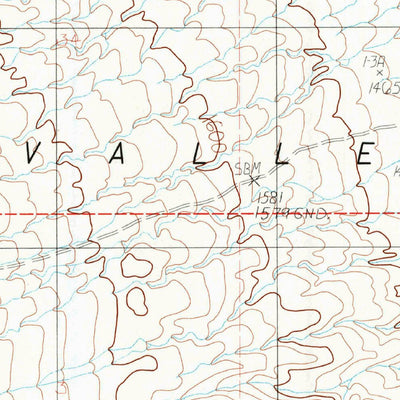 United States Geological Survey Maturango Peak SE, CA (1982, 24000-Scale) digital map