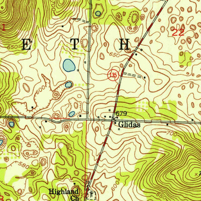 United States Geological Survey Mauckport, IN-KY (1950, 24000-Scale) digital map