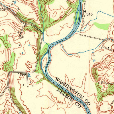 United States Geological Survey Maud, KY (1953, 24000-Scale) digital map