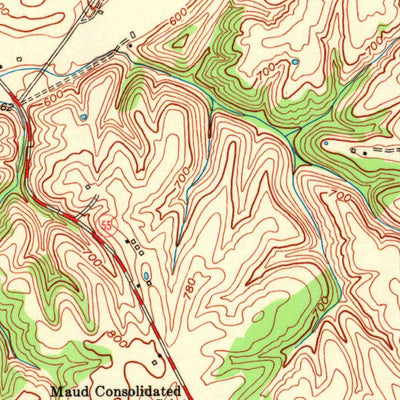United States Geological Survey Maud, KY (1953, 24000-Scale) digital map