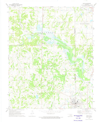 United States Geological Survey Maud, OK (1972, 24000-Scale) digital map
