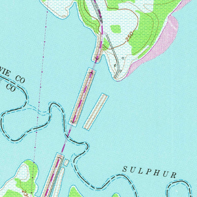 United States Geological Survey Maud, TX (1955, 24000-Scale) digital map