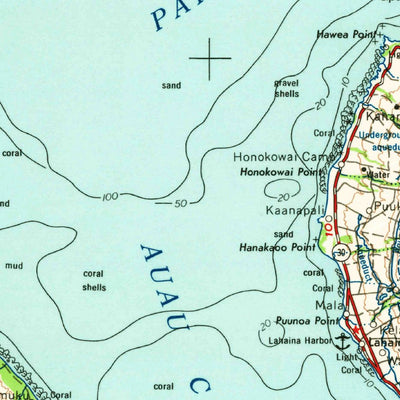 United States Geological Survey Maui, HI (1966, 250000-Scale) digital map
