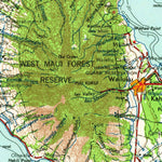 United States Geological Survey Maui, HI (1966, 250000-Scale) digital map