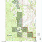 United States Geological Survey Maukey Gulch, MT (1996, 24000-Scale) digital map