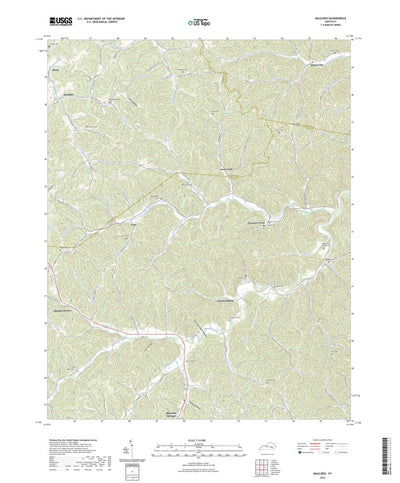 United States Geological Survey Maulden, KY (2022, 24000-Scale) digital map