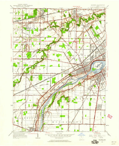 United States Geological Survey Maumee, OH (1951, 24000-Scale) digital map