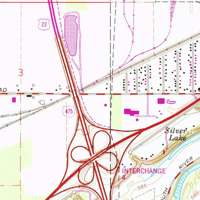United States Geological Survey Maumee, OH (1964, 24000-Scale) digital map