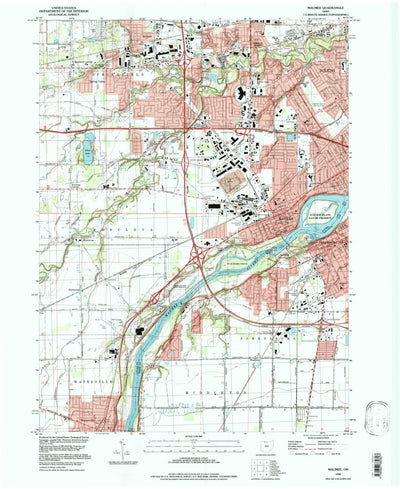 United States Geological Survey Maumee, OH (1994, 24000-Scale) digital map