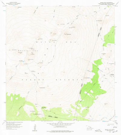 United States Geological Survey Mauna Kea, HI (1956, 24000-Scale) digital map