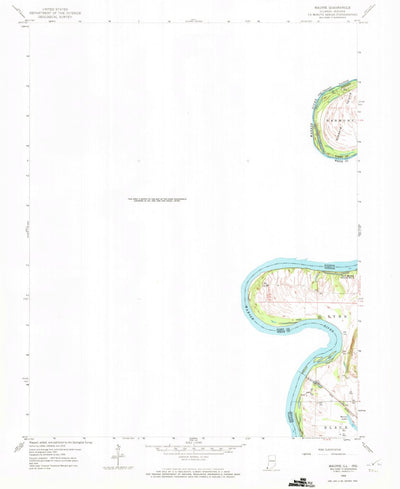 United States Geological Survey Maunie, IL-IN (1959, 24000-Scale) digital map