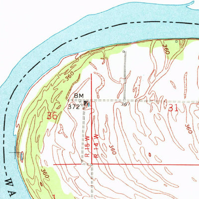 United States Geological Survey Maunie, IL-IN (1959, 24000-Scale) digital map