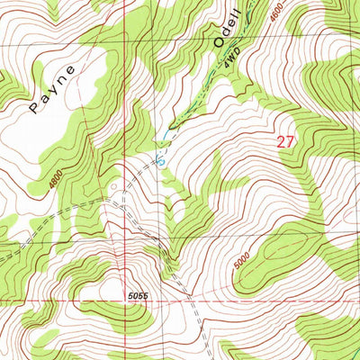 United States Geological Survey Maupin Butte, OR (1981, 24000-Scale) digital map