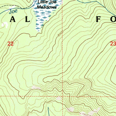 United States Geological Survey Maurice Mountain, MT (1997, 24000-Scale) digital map