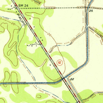 United States Geological Survey Mauriceville, TX (1943, 24000-Scale) digital map