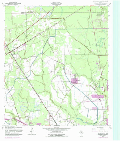 United States Geological Survey Mauriceville, TX (1957, 24000-Scale) digital map