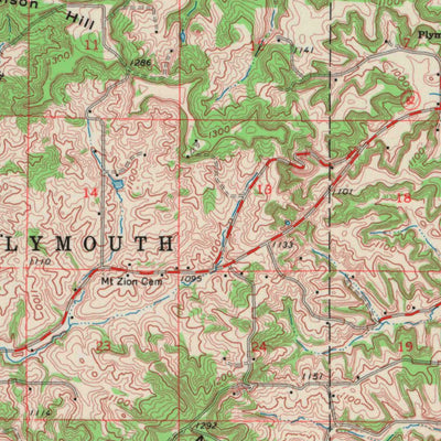 United States Geological Survey Mauston, WI (1962, 62500-Scale) digital map