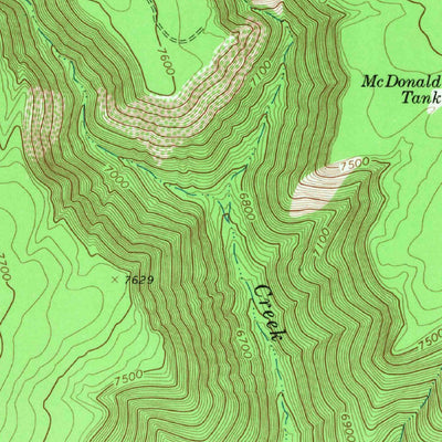 United States Geological Survey Maverick, AZ (1967, 24000-Scale) digital map